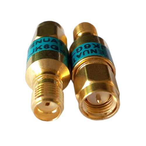 Gold-Plated Brass 2W 6G Attenuator Sma Male Plug To Sma Female Jack Rf Coaxial Attenuator 2W 0-6Ghz 50Ohm 1-30Db Connector