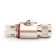 N Male To N Female Bulkhead Coaxial RF Lightning Arrester N-JKY DC-3GHz 180Degree IP67