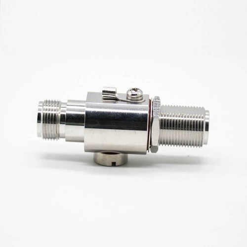 RF Lightning Arrestor N-JKY N Male To Female Nickel Plating IP67 Coaxial