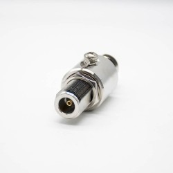 RF Surge Arrester N-KKY-1 N Female To N Female IP67 Straight Nickel Plating Coaxial Protector