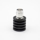 SMA Male Load Lightning Arrester Black Straight Circular Connectors