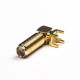 20pcs PCB Mount SMA Connector Female Right Angled Through Hole Gold Plating