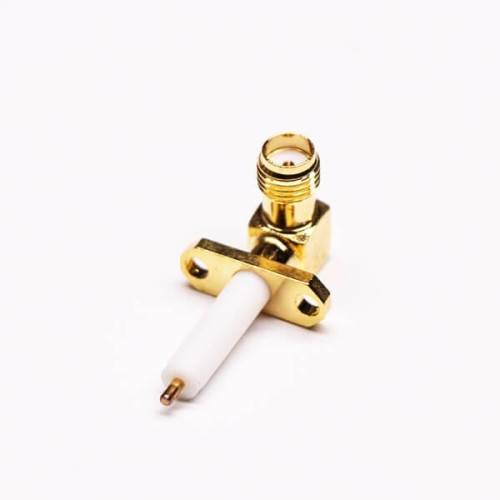 20pcs SMA 2 Hole Flange Mount Jack Solder Attachment for Coaxial Cable