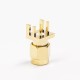 20pcs SMA Connector Edge Mount PCB Male Socket Gold Plated