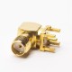 20pcs SMA Female 90 Degree RF Connector Gold Plating Through Hole