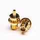 20pcs SMA Female Crimp Connector 180 Degree Bulkhead Gold Plating