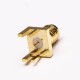 20pcs SMA Female Straight 180 Degree Plate Edge Mount for PCB Mount