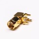 20pcs SMA Right Angle PCB Mount Male Connector Thtough Hole