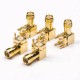 20pcs SMA Right Angle PCB Socket Receptacle Through Hole Gold Plating