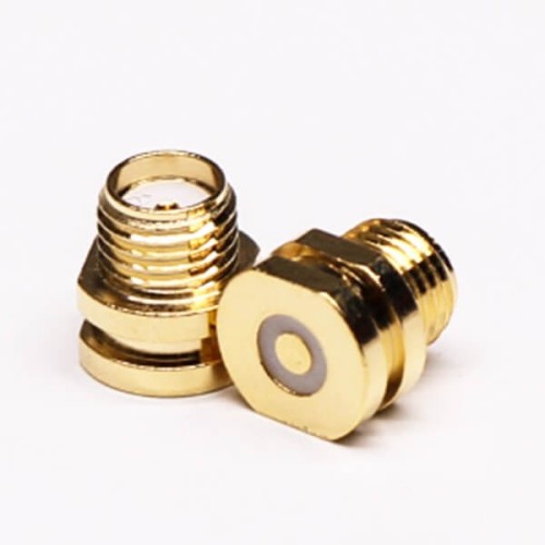 20pcs SMA SMT 180 Degree Jack Front Bulkhead Gold Plating