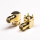 20pcs Through Hole SMA Connector Jack Right Angled Gold Plating 50 Ohm PCB Mount