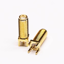 20pcs Waterproof SMA Jack Straight Bulkhead Through Hole for PCB Mount