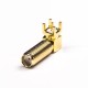 PCB Mount SMA Connector Female Right Angled Through Hole Gold Plating