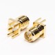 RP-SMA Female 180 Degree Gold Plating Margin Surface Mounting