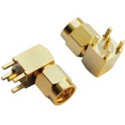 SMA Connector Male - Right Angle (PCB Mount)