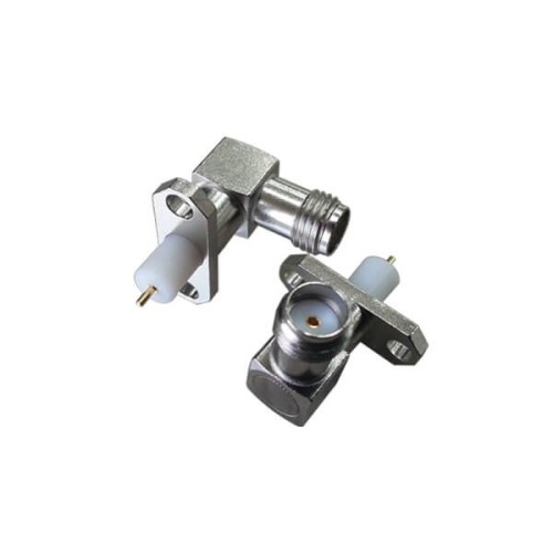 SMA Connector Panel Mount 90 Degree Jack with PTFE Stainless Steel SMA