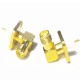 SMA Connector Right Angle Female With 4 Holes Flange