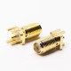 SMA Female PCB Edge Mount Connector Female Straight Gold Plating