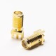 SMA Female PCB Edge Mount Connector Female Straight Gold Plating