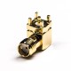 Through Hole SMA Connector Jack Right Angled Gold Plating 50 Ohm PCB Mount