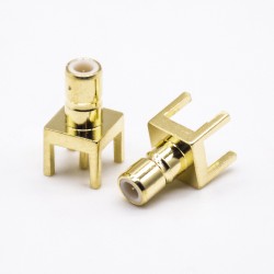 20pcs SMB Connector Jack Straight Through Hole PCB Mount