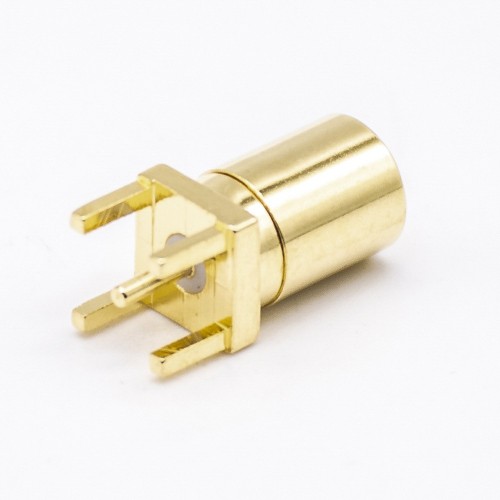 SMB Connector Coaxial Plug Straight Through Hole PCB Mount