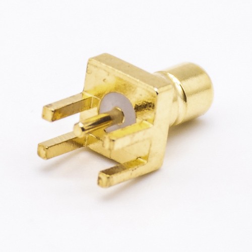 SMB Straight Gold Plated Female End Launch for Mount