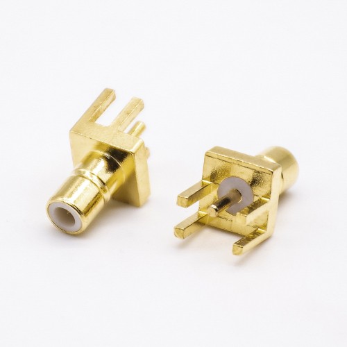 SMB Straight Gold Plated Female End Launch for Mount