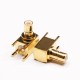 SMB Straight Jack Right Angled Gold Plating Through Hole for PCB Mount