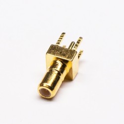 20pcs PCB Mount SSMB Connector Female Straight DIP Gold Plating