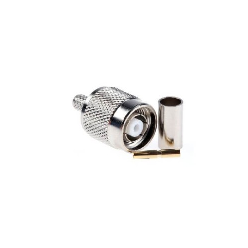 TNC Connector Crimp Straight Male 50Ω Cable Mount Termination Reverse Polarity