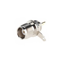 TNC Connector Solder Termination Straight Female 50Ω Bulkhead Bulkhead Fitting