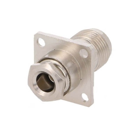 TNC Socket Female 50/75 Ohm Rg58 Clamp for Panel Mounting