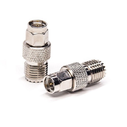 Mini UHF Jack Female to SMA Plug Male Adapter RF Connetor