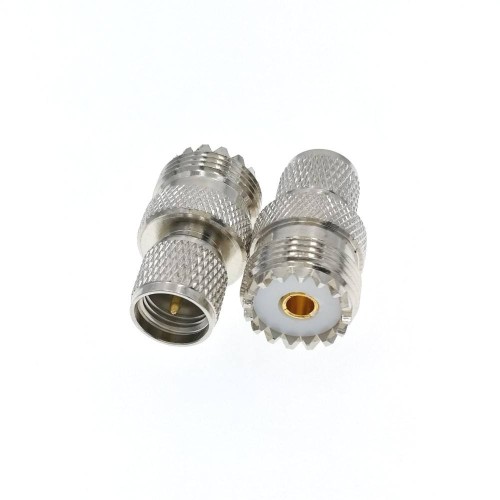 Mini UHF Plug Male to UHF Jack Female Adapter Coaxial Connector