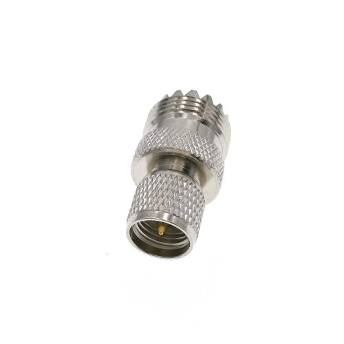 Mini UHF Plug Male to UHF Jack Female Adapter Coaxial Connector