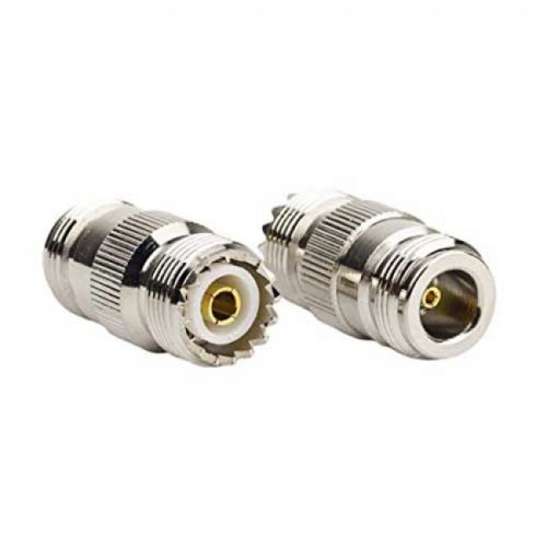 UHF Female to N Female Jack RF Coaxial Adapter Straight 50Ω