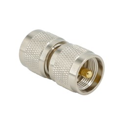 UHF Male to N Male Plug Adapter Straight Brass RF Coaxial Connector