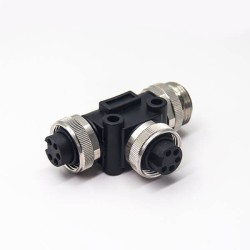 7/8 adapter 5 pin 2 Female to Male T Shape adapter