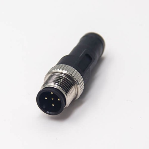 5 Pin M12 Connector Terminal Load Male A Code Unshield Waterproof