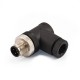 Circular Metric Connectors M12 Male B Code R/A 5P PG9 Plug Waterproof Unshiled Right Angle