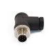 Circular Metric Connectors M12 Male B Code R/A 5P PG9 Plug Waterproof Unshiled Right Angle