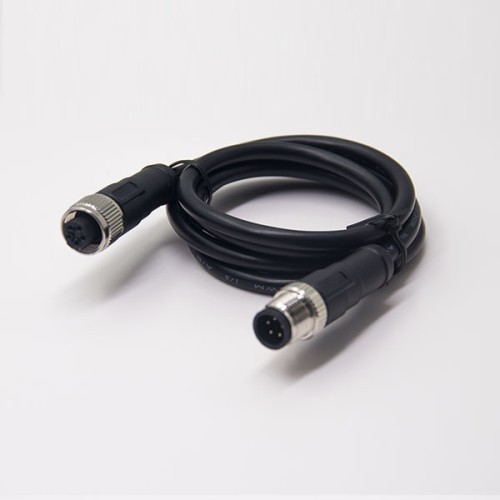 M12 5 Pin Sensor Cable C-Coding Male To Female Industrial Waterproof Cable 1M AWG22