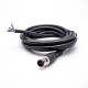 M12 5Pin Extension Cable Male A Code Straight Connector Molded Cable 2M AWG22