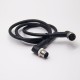 M12 8 Pin A Code 90 Degree Male To Female Cable Crodset 1M AWG24