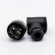 m12 90 Degree Connector right angle A Code 4 pin Male Screw-joint Unshielded