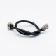 M12 cable 8 pin female A Code Receptacle to RJ45 Double ended cable 0.3M AWG24 Unshield