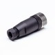 M12 Connector 4 pin Female A Code Straight Screw-joint Unshielded PG7