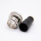 M12 Connector 8 Pin Straight Male Overmolded Solder Cup Unshielded A code