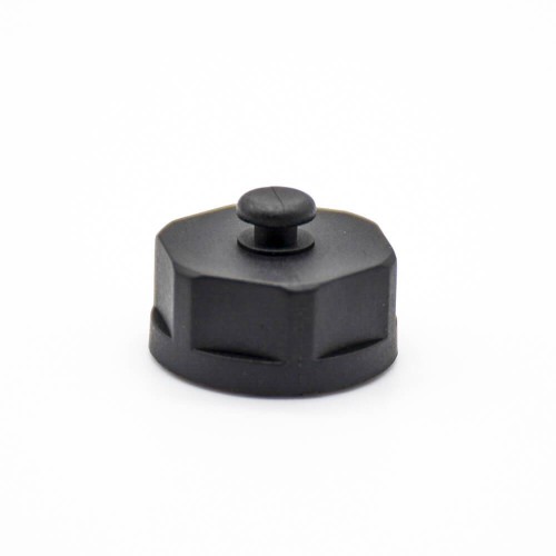 M12 Connector Dust Cover Male Black Plastic